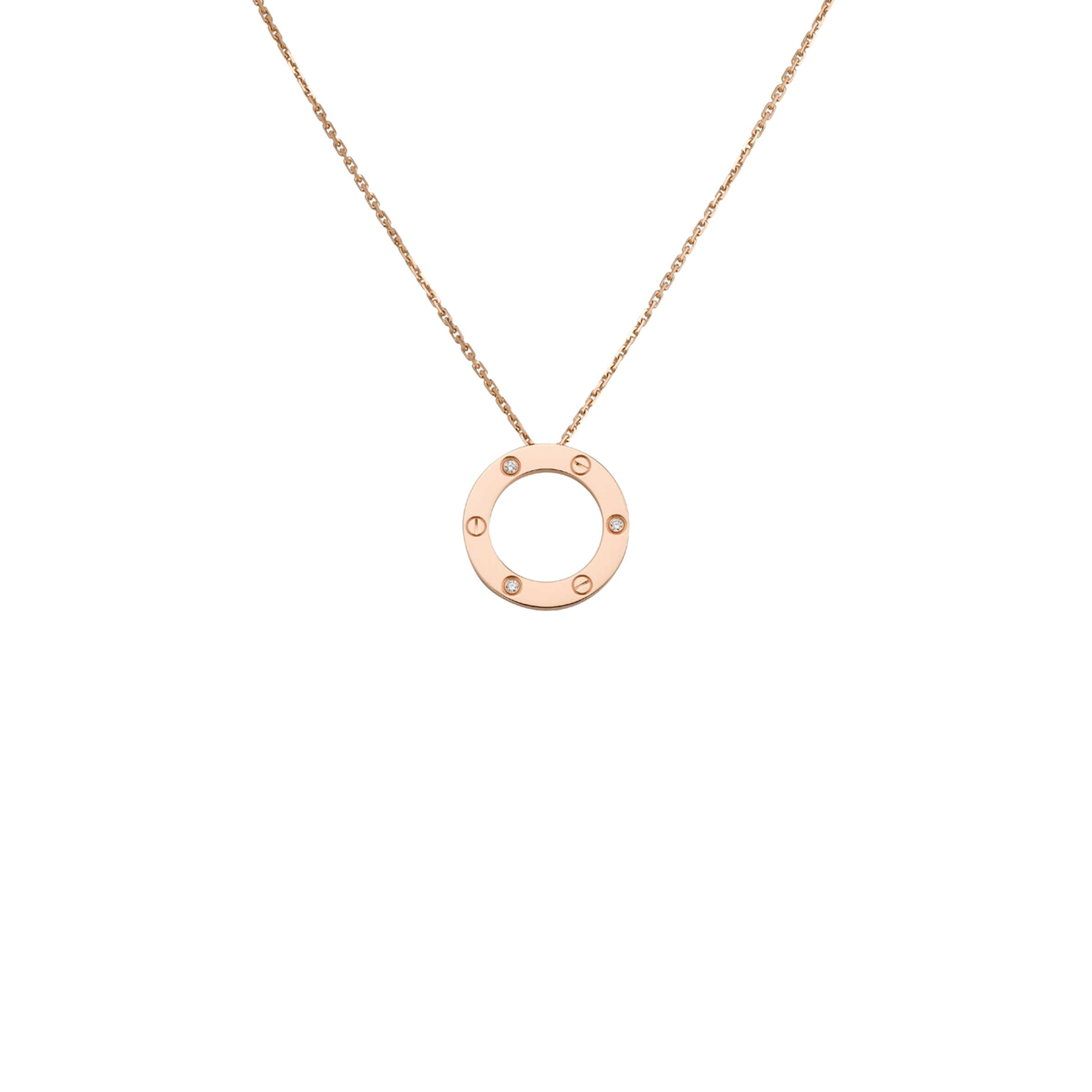 CARTIER LOVE PENDANT, 3 DIAMONDS B7014700